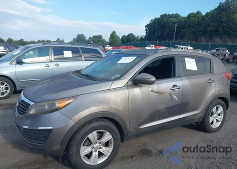 2012 Kia Sportage Lx from USA, damaged, VIN KNDPB3A25C7239260